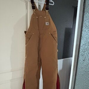 Carhartt Men’s Brown Bibs